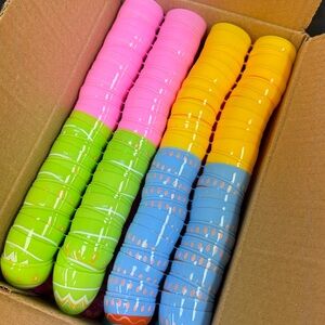 96 piece Colorful Easter Egg Set all new fillable plastic eggs for candy sticker